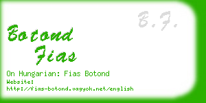 botond fias business card